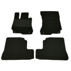 Alfombrillas textiles negras para coche MB Clase S W221 LONG (2006-2013) ECONÓMICAS