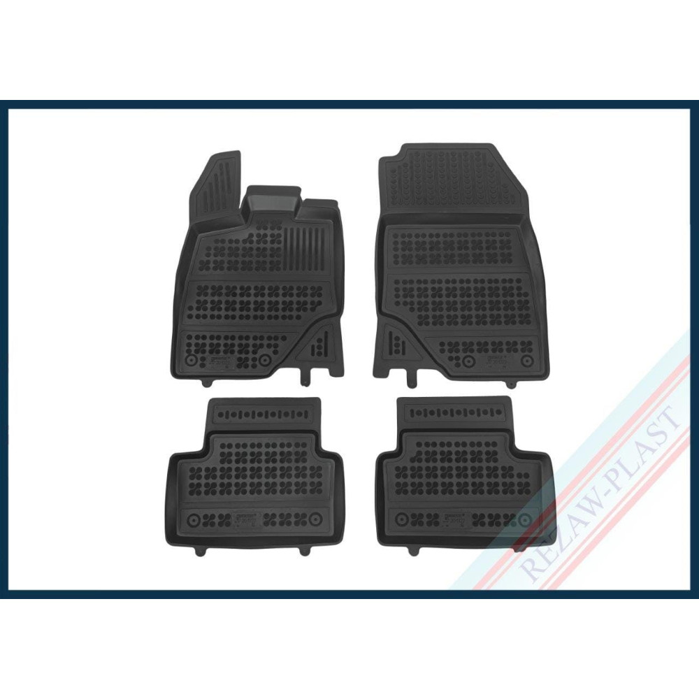 Car rubber floor mats black PEUGEOT 3008 III (2024-...) 201322