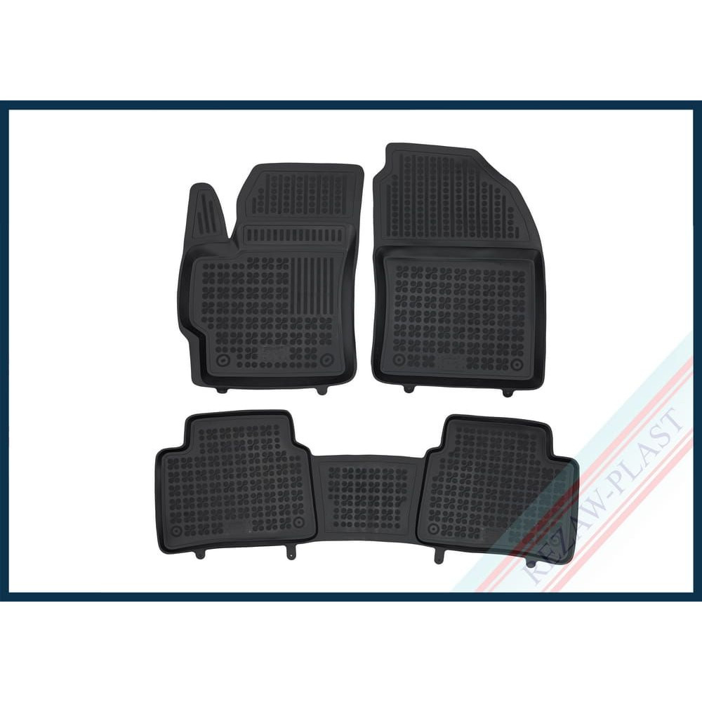 Car rubber floor mats black TOYOTA COROLLA Sedan/Wagon Facelift (2024-...) 201450