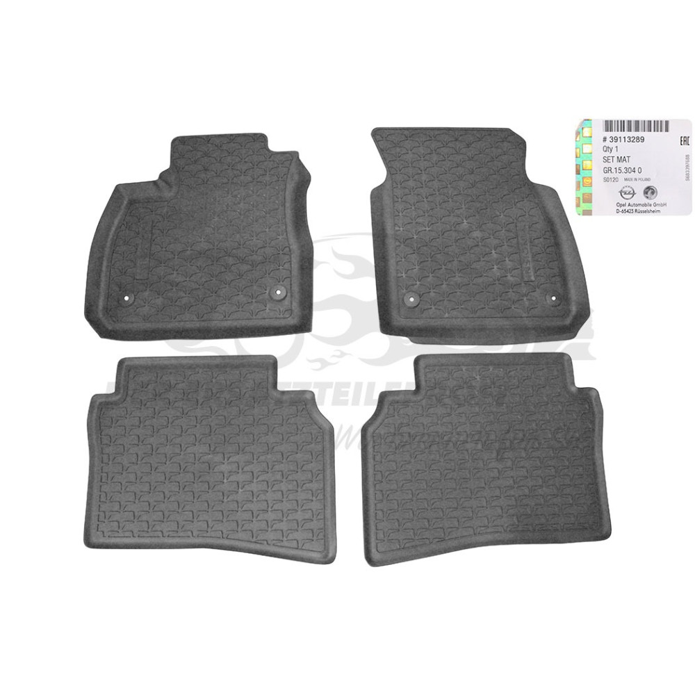 Car OEM rubber mats OPEL INSIGNIA II (2017-...) 39113289
