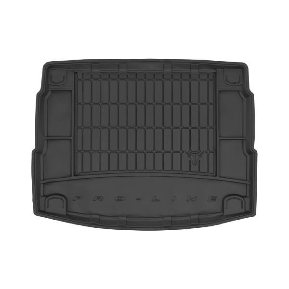 Car rubber trunk mat KIA CEED III HB upper floor (2018-...) FROGUM