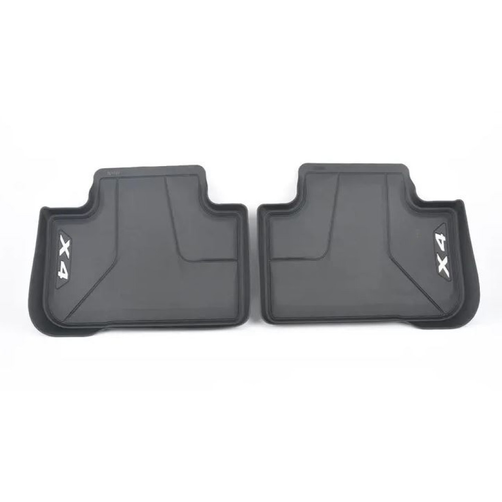 Car OEM rubber mats rear BMW X4 G02 (2018-2025) 51472451368