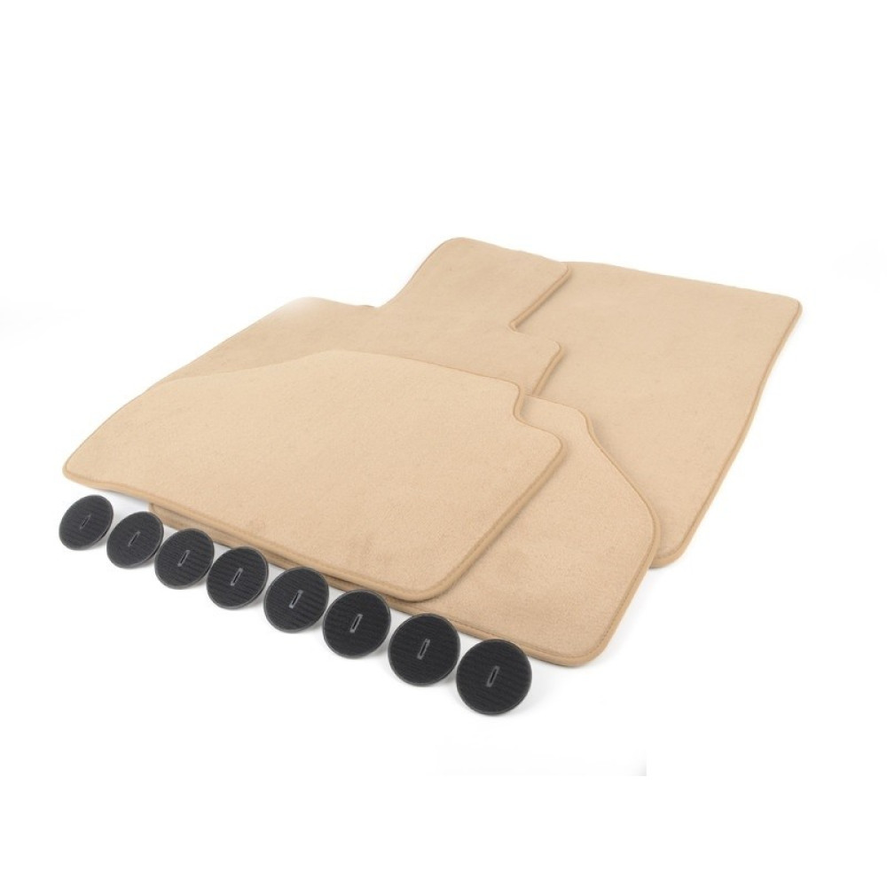 Alfombrillas textiles OEM beige para BMW X3 F25/X4 F26 (2011-2018) 51477341649