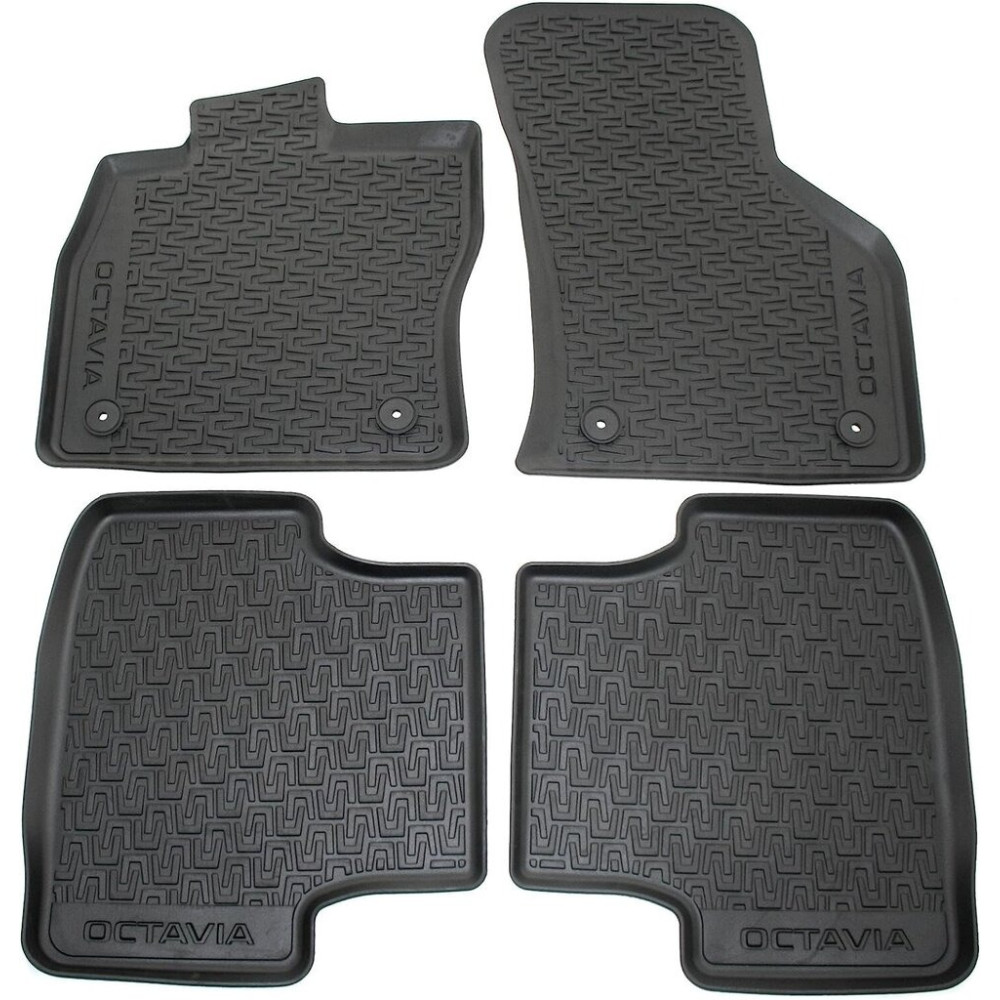 Car OEM rubber mats SKODA OCTAVIA III (2013-2020) 5E1061550
