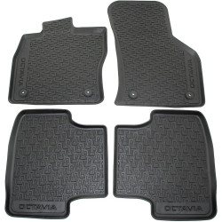 Car OEM rubber mats SKODA OCTAVIA III (2013-2020) 5E1061550