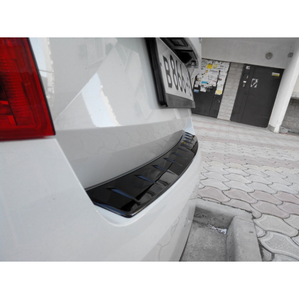 Rear bumper black  trim OEM SKODA OCTAVIA III Sedan (2013-2016) 5E5064711