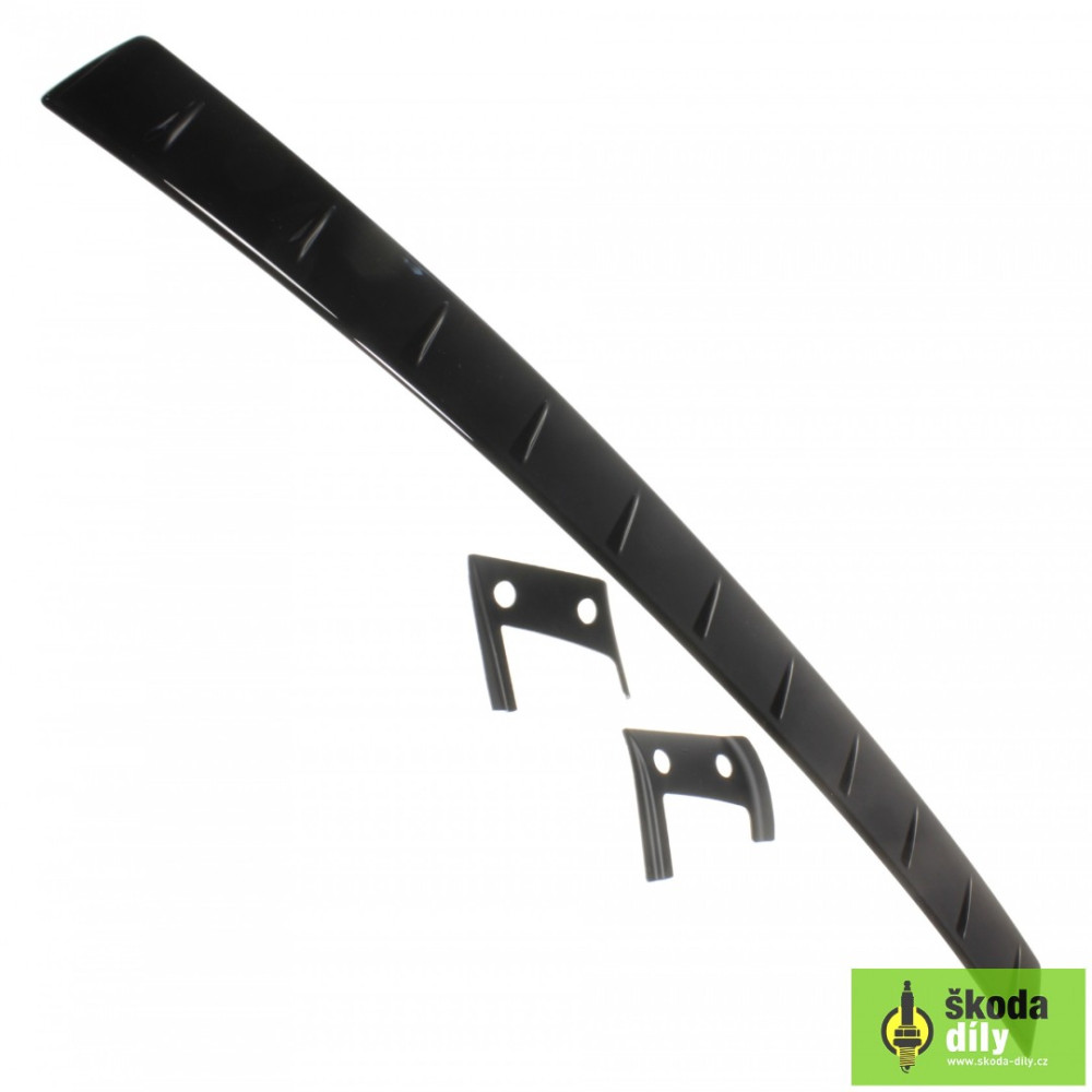 Rear bumper black  trim OEM SKODA OCTAVIA III Sedan (2013-2016) 5E5064711