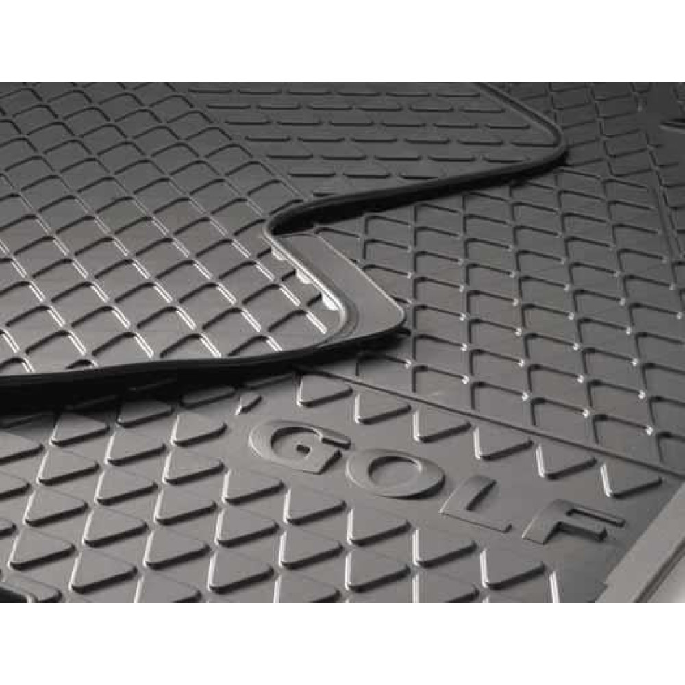 Car OEM rubber mats VW GOLF PLUS (2 pcs.)(2004-2014) 5M1061501A041