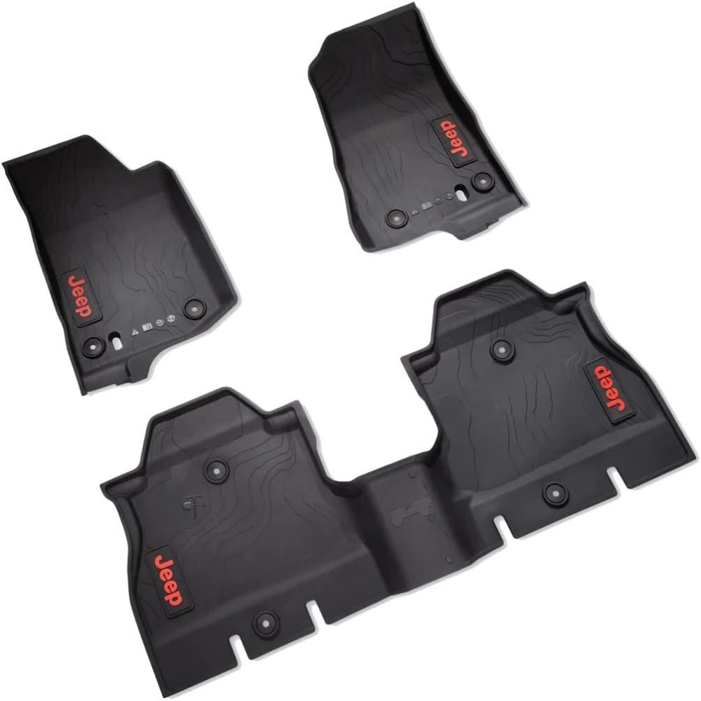 Car OEM rubber mats JEEP WRANGLER (4d.)(2018-...) 82215203AE