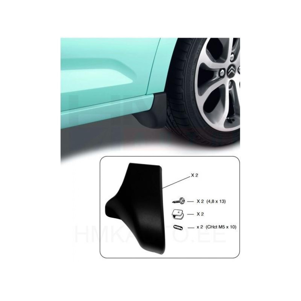 Car mud flaps OEM front OEM CITROEN C3 II (2009-2016) 940368
