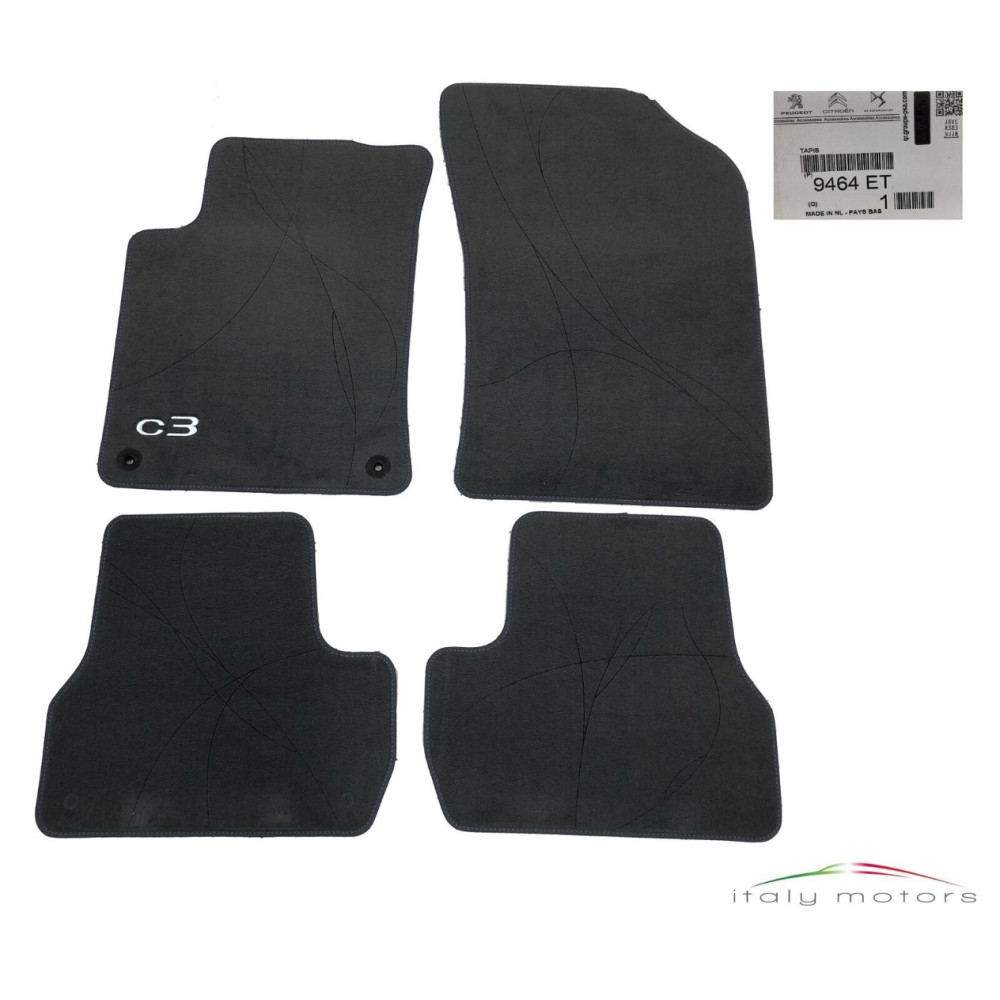 Car OEM textile mats CITROEN C3 II (2009-2016) 9464ET