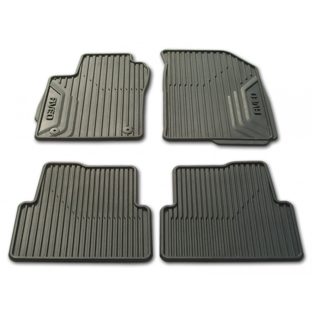 Car OEM rubber mats CHEVROLET AVEO (2011-...) 95903762