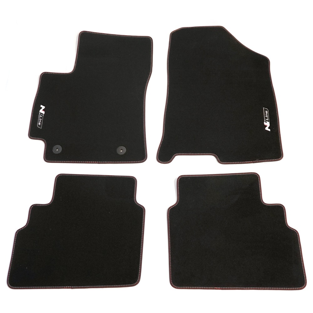Car OEM textile mats HYUNDAI KONA II N-line (2023-...) BE143ADE00NL