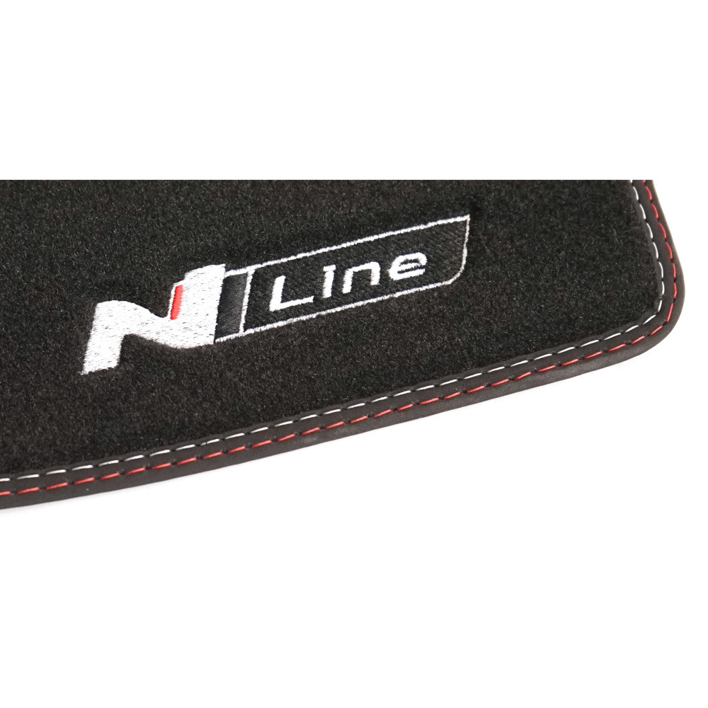 Car OEM textile mats HYUNDAI KONA II N-line (2023-...) BE143ADE00NL