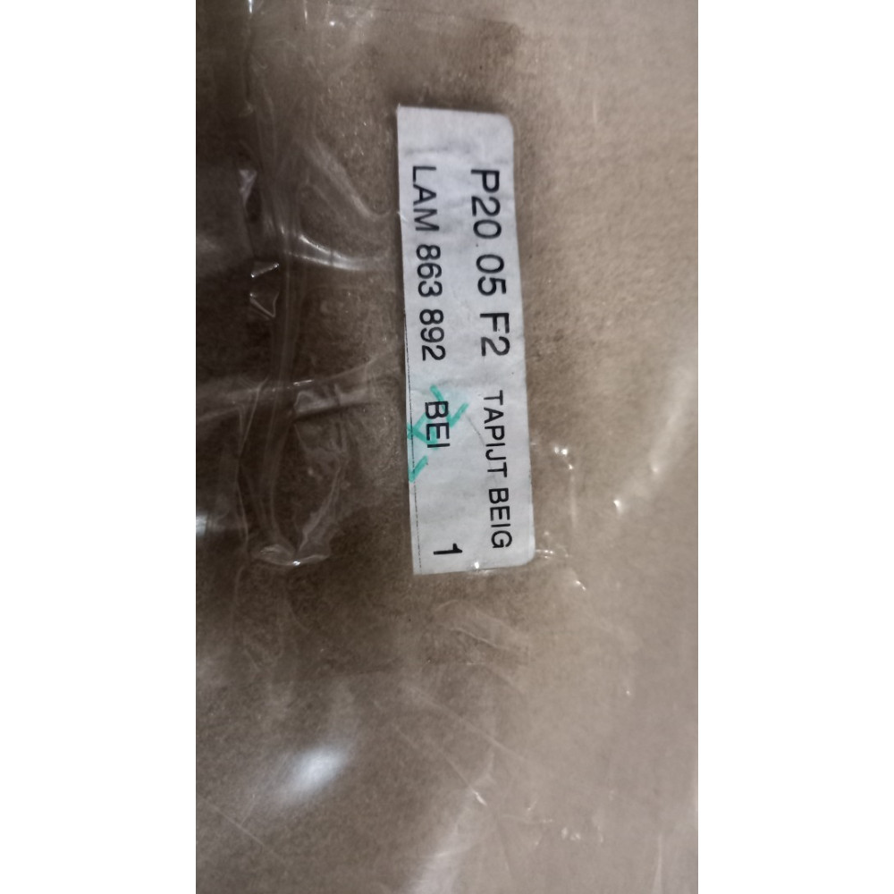 Car OEM textile mats beige VW BEETLE (1998-2010) LAM863892BEI