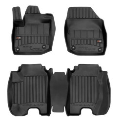 Car rubber floor mats black HONDA CIVIC HB (2012-2017) 3D FROGUM