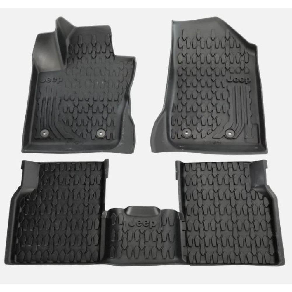 Car OEM rubber mats JEEP COMPASS (2017-...) MOPAR 5SZ29DX9AB