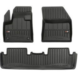 Car rubber floor mats black CITROEN DS7 Crossback Hybrid (2019-...) 3D FROGUM