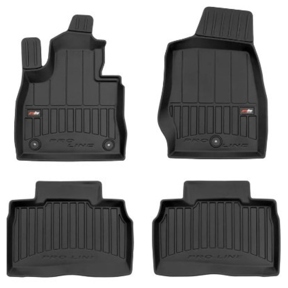 Car rubber floor mats black FORD EXPLORER ST Line (2020-...) 3D FROGUM
