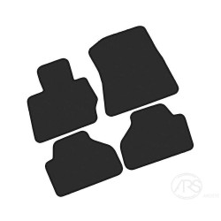 Alfombrillas textiles negras para coche BMW X3 F25 (2011-...) LUXE
