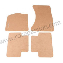 Car OEM textile mats beige PORSCHE MACAN (2014-2024) 95B864435DOR4