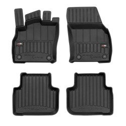 Alfombrillas de goma negras para coche AUDI Q3 II (2019-...) 3D FROGUM