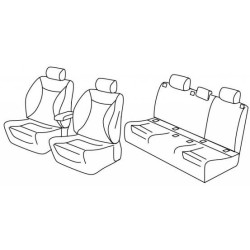 Car seat covers *HARMONY* RENAULT MEGANE IV (2016-...)