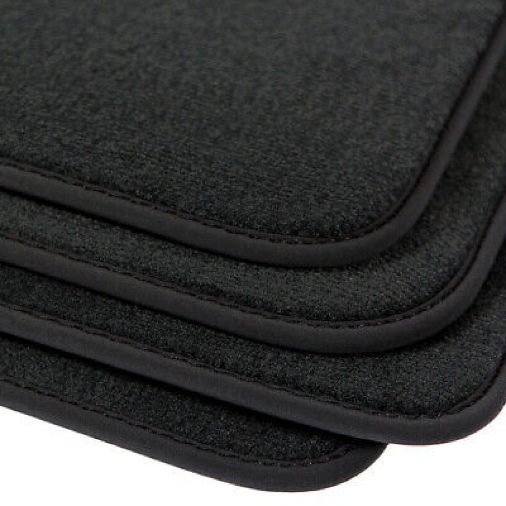 Alfombrillas textiles negras para coche MB Clase E Coupé/Cabrio C207/A207 (2009-2016) LUXUS