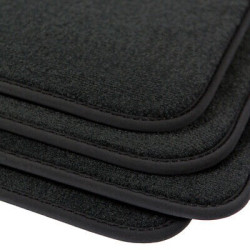 Alfombrillas textiles negras para coche MB Clase E Coupé/Cabrio C207/A207 (2009-2016) LUXUS