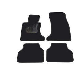 Car textile mats black BMW 5 E60/E61 (2003-2010) LUXE