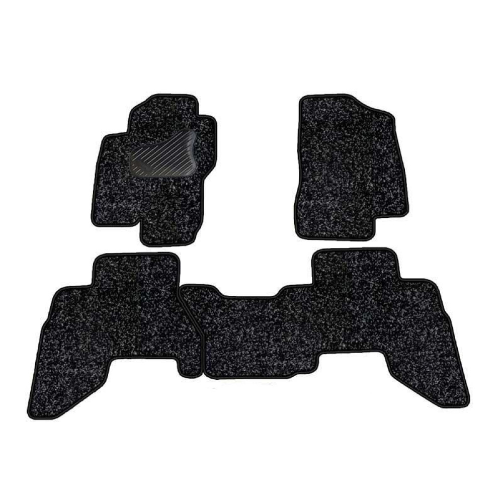 Car textile mats black NISSAN PATHFINDER (2005-...) ECONOMIC (LT)