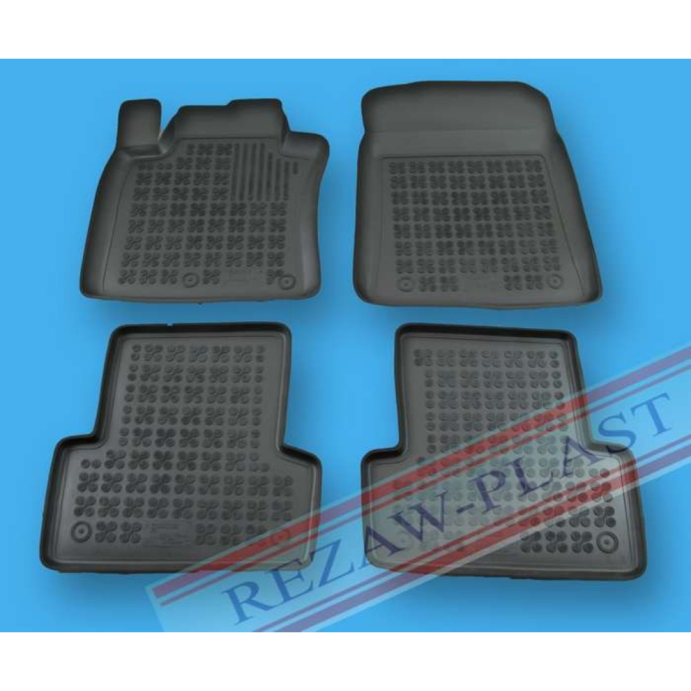 Car rubber floor mats black RENAULT GRAND MODUS (2008-...) 201903
