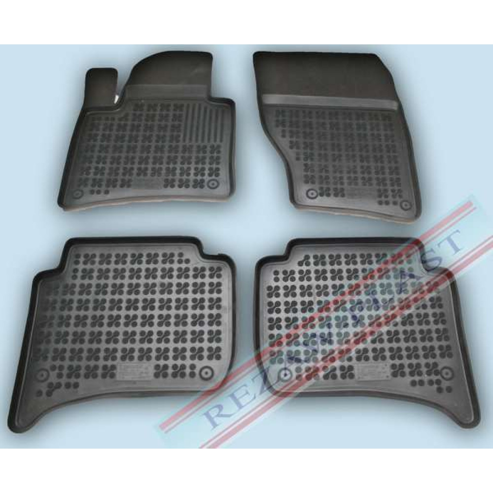 Car rubber floor mats black PORSCHE CAYENNE (2010-...)  200111
