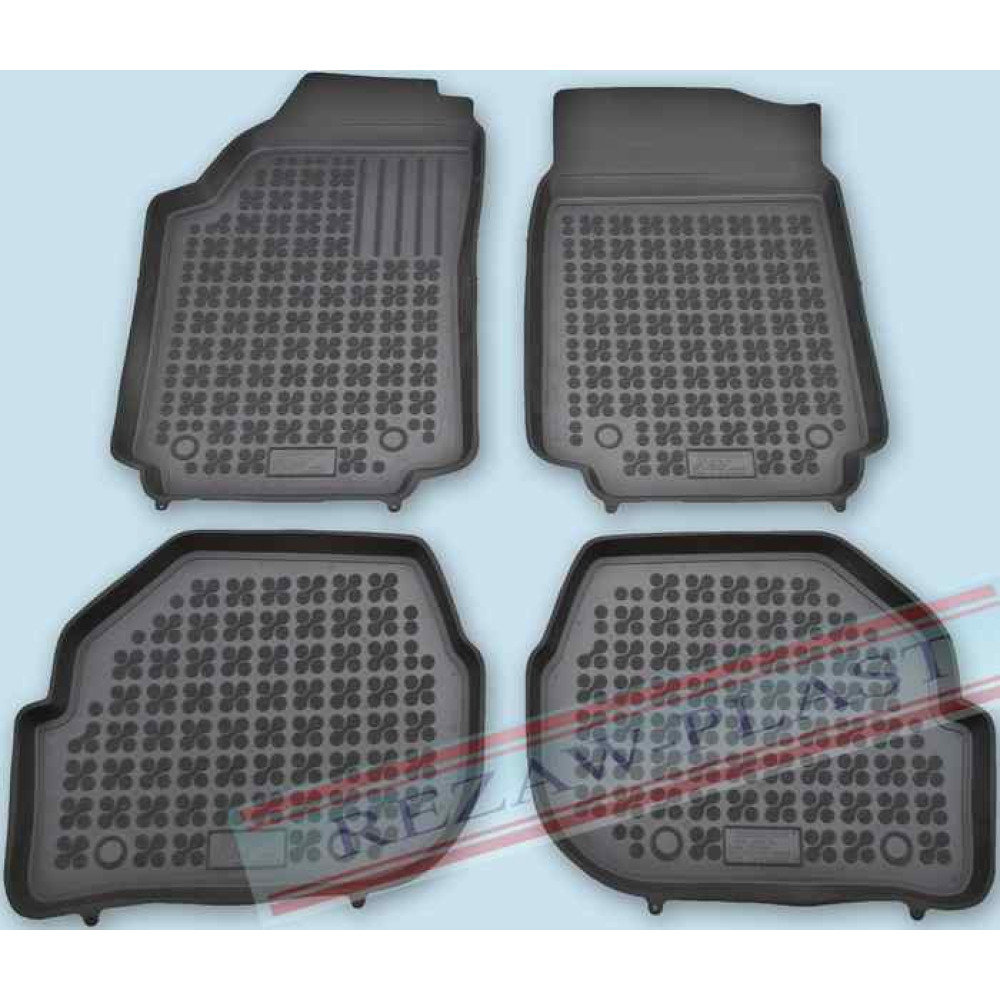 Car rubber floor mats black AUDI 100 (1982-1994) 200302
