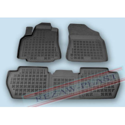 Car rubber floor mats black PEUGEOT PARTNER (2008-...)  201212