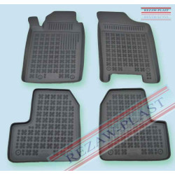 Car rubber floor mats black PEUGEOT 206 SW (1998-2009)  201305
