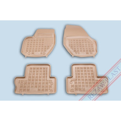 Alfombrillas de goma beige para VOLVO S60 II (2010-...) 200404B
