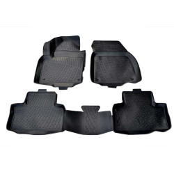 Alfombrillas de goma para coche negras 3D LAND ROVER EVOQUE (2011-...)