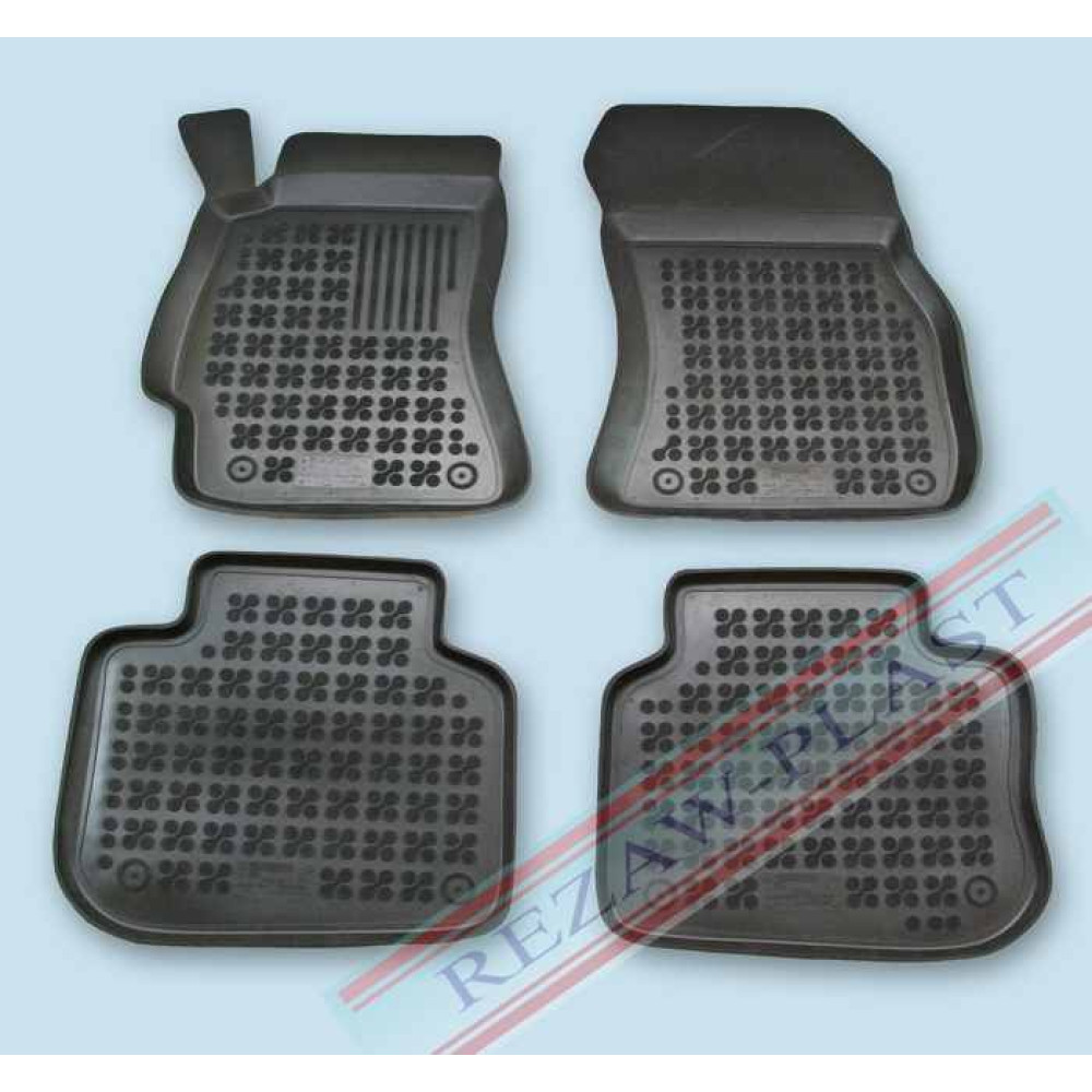 Car rubber floor mats black SUBARU OUTBACK V (2015-...) 202702