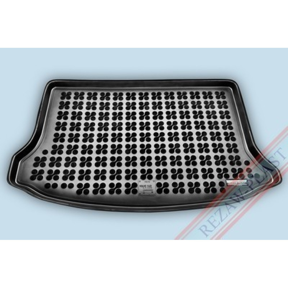 Car rubber trunk mat VOLVO V40 with one shelf (2012-...)  232918