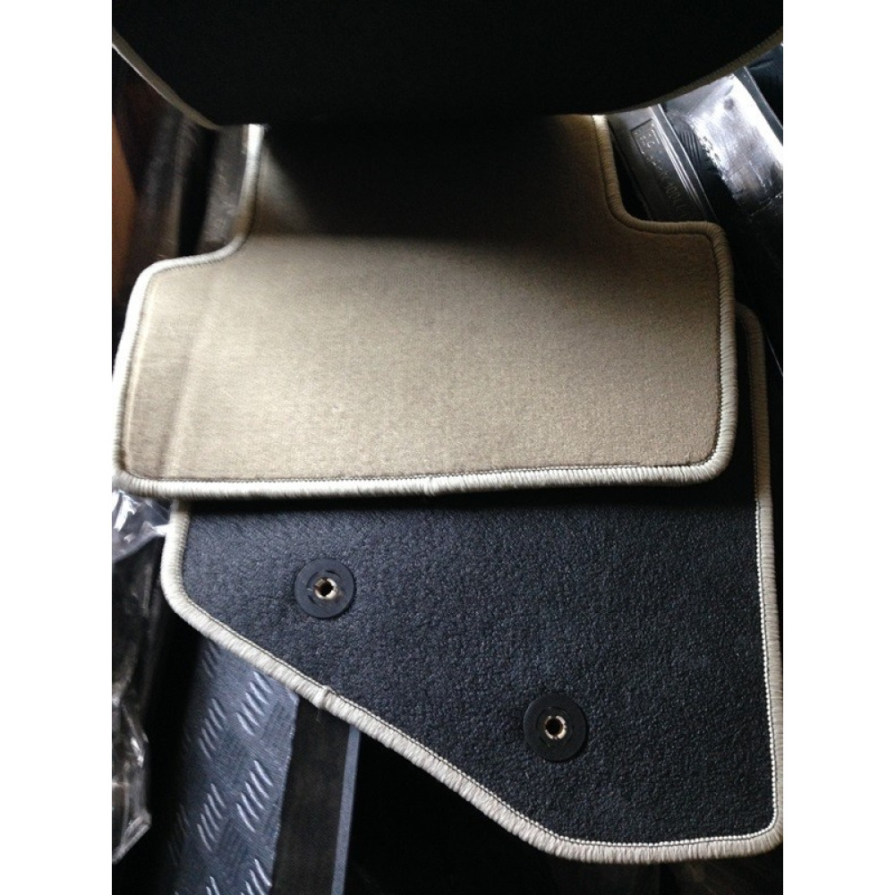 Car textile mats beige VOLVO XC70 (2000-2007) LUXE