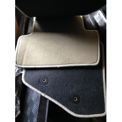 Car textile mats beige VOLVO XC70 (2000-2007) LUXE