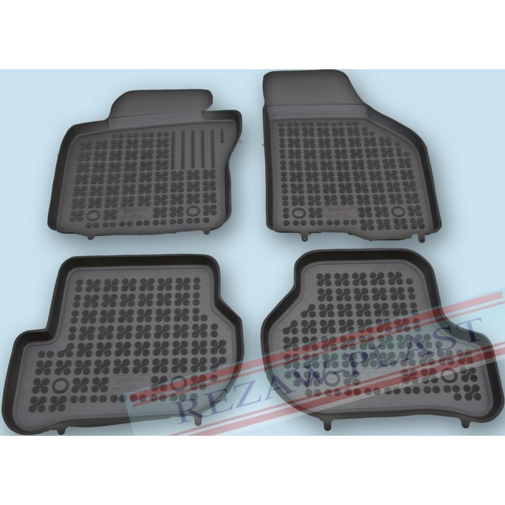 Car rubber floor mats black VW GOLF VI (2008-2013)  200206