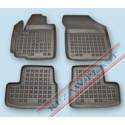 Car rubber floor mats black OPEL AGILA (2008-...) 200512
