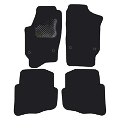 Alfombrillas textiles negras para coche VW JETTA (2005-2010) ECONÓMICAS