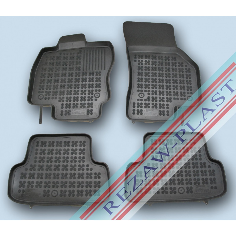 Car rubber floor mats black AUDI A3 (3d.)(2012-...) 200116