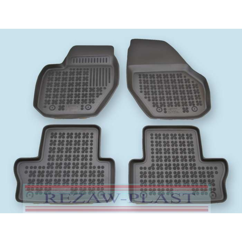 Car rubber floor mats black VOLVO S60 II (2010-...) 200404