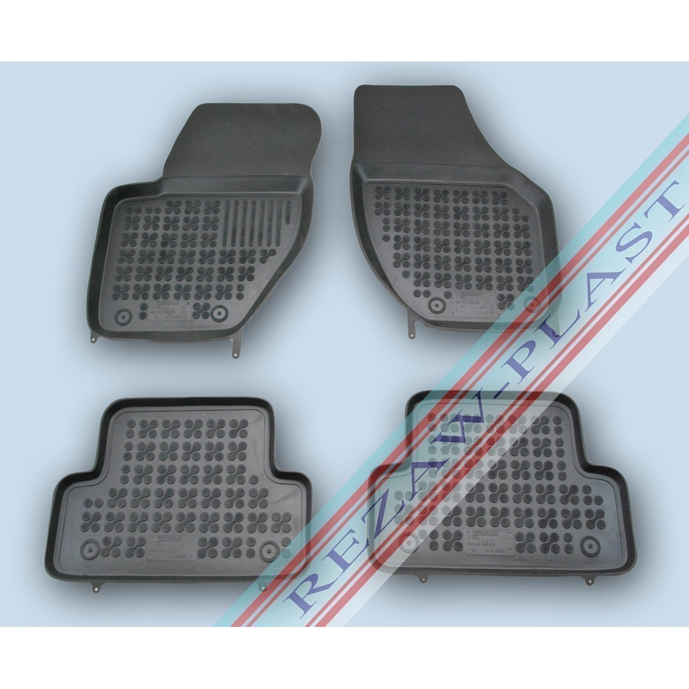 Car rubber floor mats black VOLVO V40 (2012-...) 200412