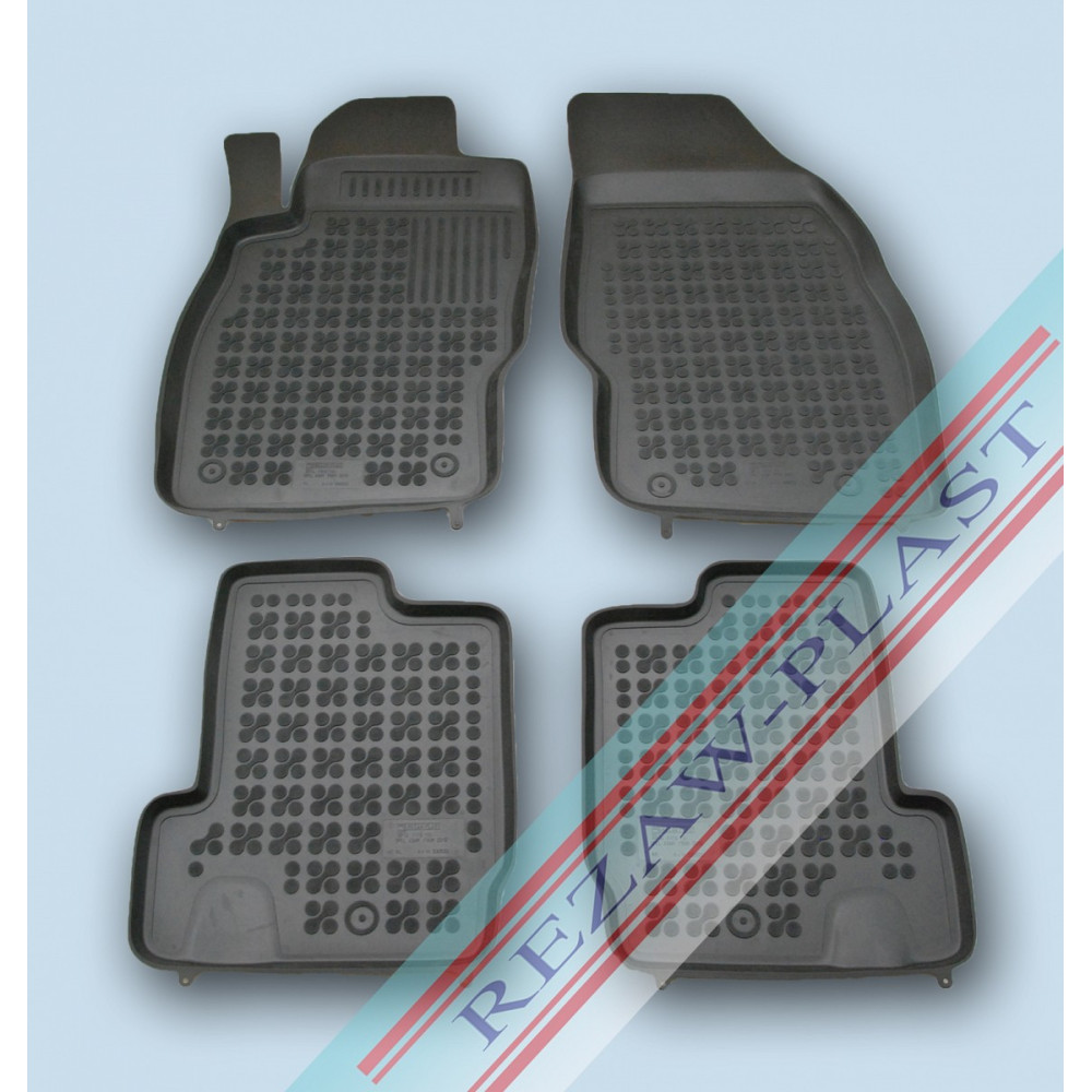 Car rubber floor mats black OPEL ADAM (2013-...) 200520