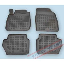 Car rubber floor mats black FORD FIESTA VII (2008-...)  200602